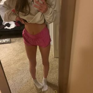 Lululemon pink hottie hot shorts